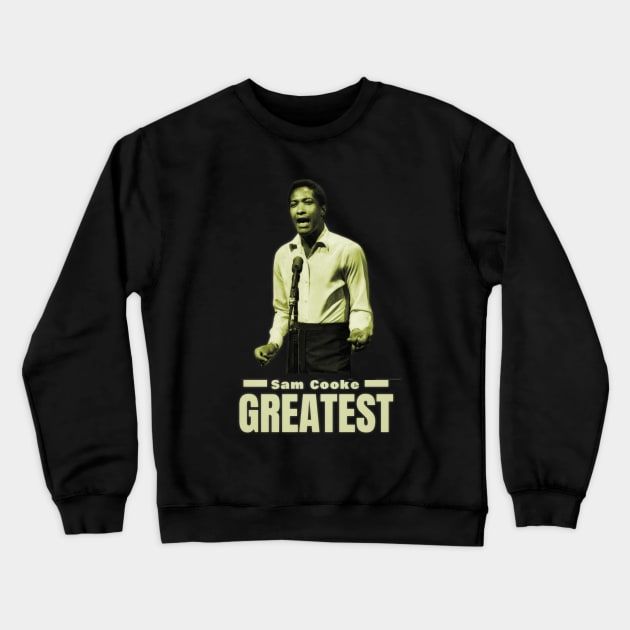 greatest Sam Cooke Crewneck Sweatshirt by jamer